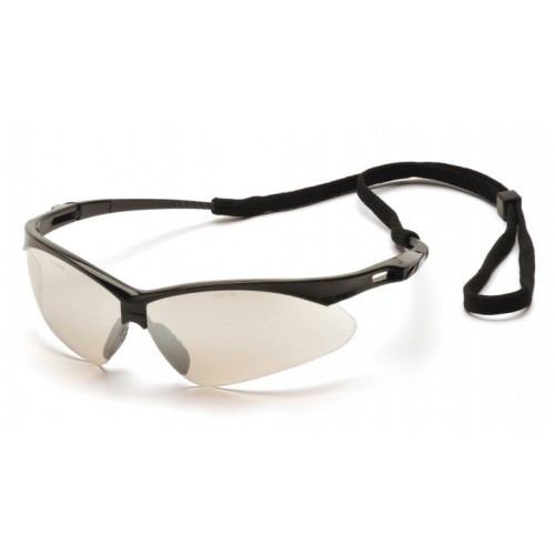 Indoor/Outdoor Mirror Lens with Black Frame and Cord
