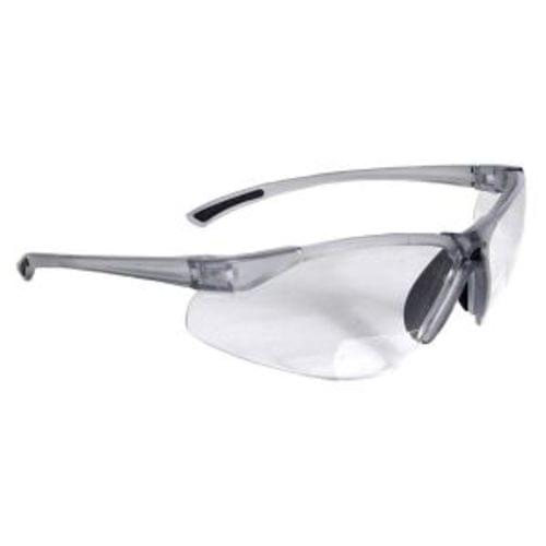 Radians C2 Bi-focal Safety Glasses, Clear +1.0