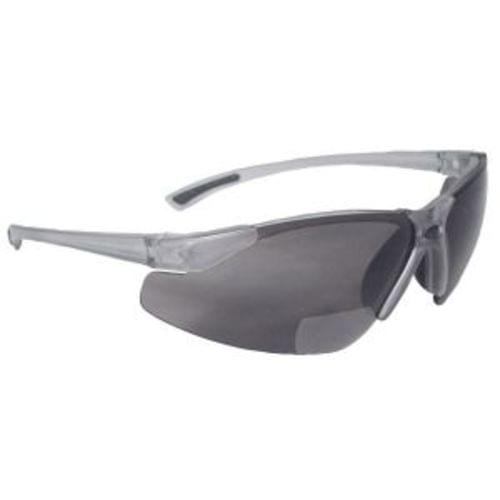 Radians C2 Bi-focal Safety Glasses, Smoke +1.0