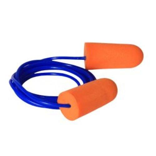 Resistor 32, Disposable Bullet Foam Earplugs, NRR 32, Corded