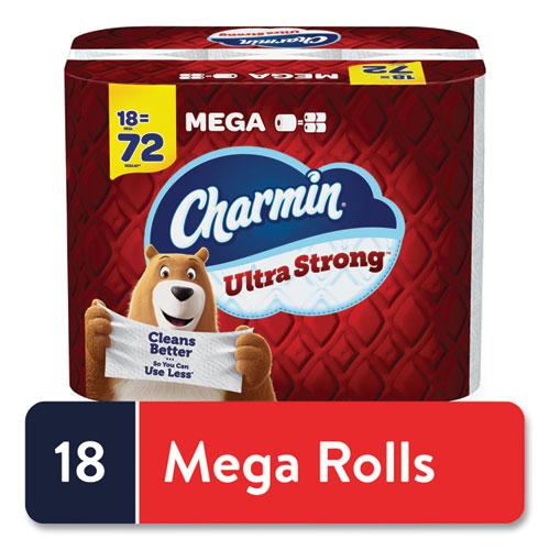 Ultra Strong Bathroom Tissue, Septic Safe, 2-Ply, White, 264 Sheet/Roll, 18/Pack