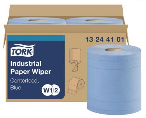 dispenser center pull wipe 11x13 blue 2rls/case