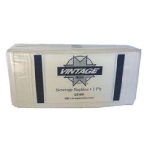 Napkin beverage 2 ply white 4,000/case