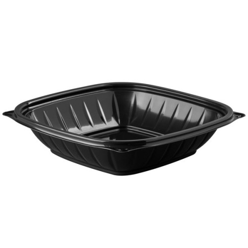 SQUARE BOWL 32OZ BLACK PLASTIC 1,000/CASE