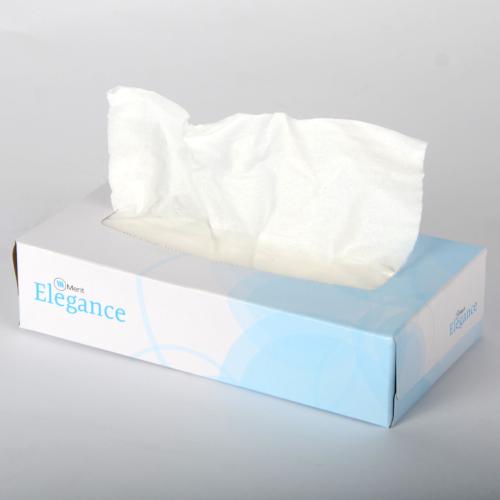 TISSUE FACIAL 2PLY 7.7X7.3 MERIT 30/100CT