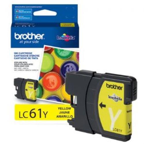 OEM Brother LC61Y Yellow Inkjet Cartridge