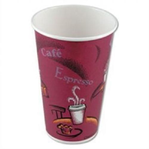 16oz PAPER HOT CUP-BISTRO 1M