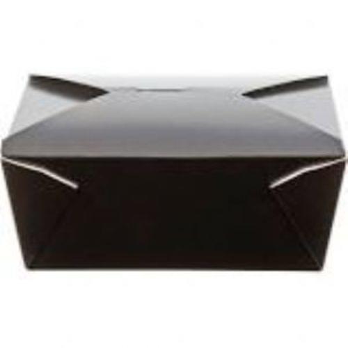 #4 BIOPAK FOOD CONT-BLACK 160