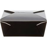 #1 BIOPAK FOOD CONT-BLACK 450