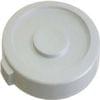Lid for 44 Gallon Trash Container, Grey, Each