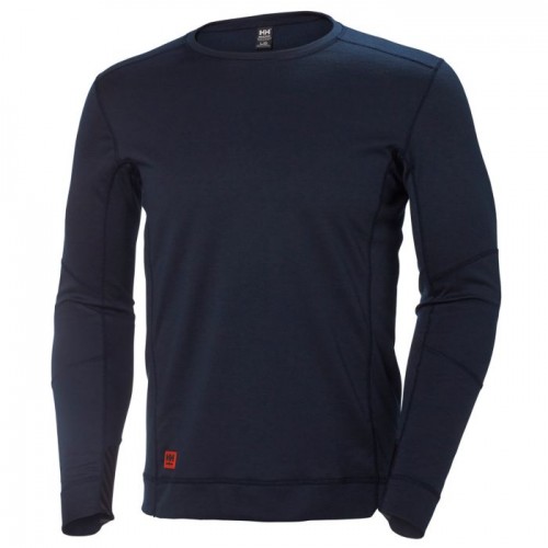 *HH LIFA MAX CREWNECK, NAVY 2XL
