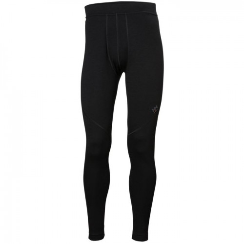 *HH LIFA MERINO PANT, BLACK EXTRA SMALL