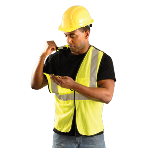*High Visibility Value Mesh 5-pt. Break-Away Safety Vest, 2X/3X, Yellow