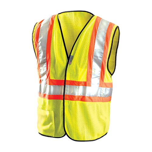 *High Visibility Premium Mesh Two-Tone Safety Vests, Small