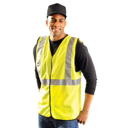 *High Visibility Premium Flame Resistant Solid Vest, 2X, Yellow