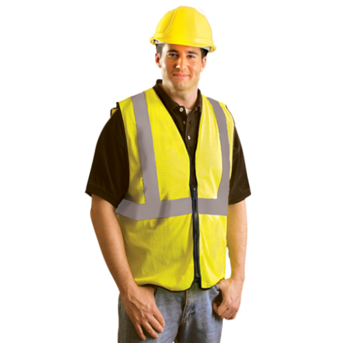 *High Visibility Premium Mesh Standard Safety Vest, 4X