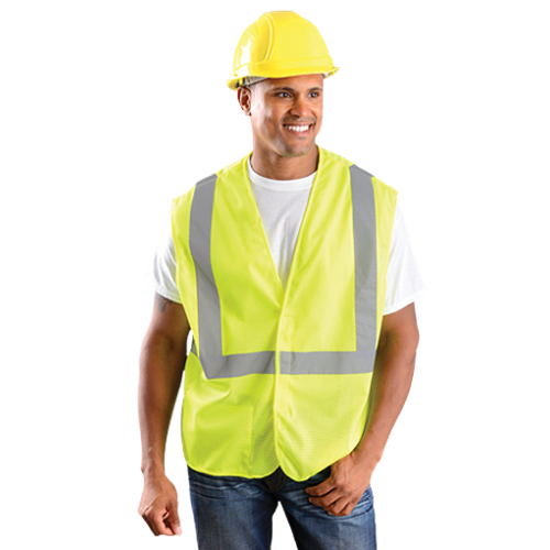 *High Visibility Classic Mesh Standard Safety Vests, 2X