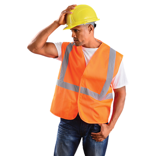 *High Visibility Classic Mesh Standard Safety Vest, S/M