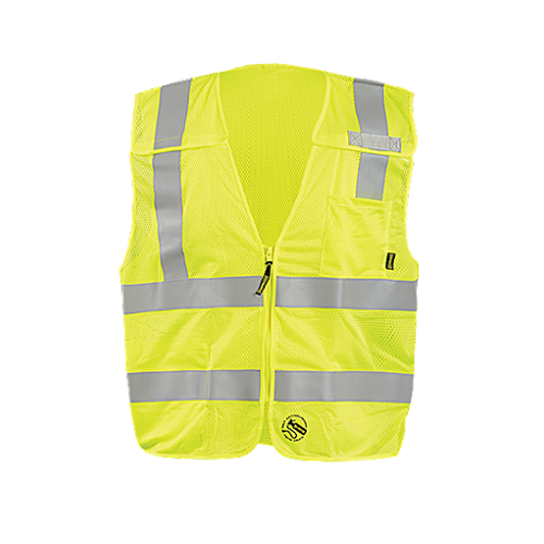 *Self Extinguishing Break-away Vest, Medium, Yellow