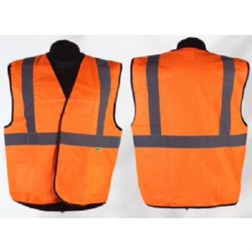 EN311C-2 Light Weight Economy Vest Orange  ANSI Class 2 2XL;3XL