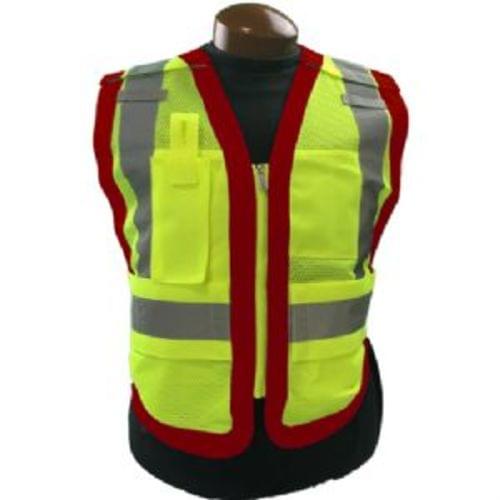 PWB505 High Viz Public Safety Breakaway Vest Jumbo RED