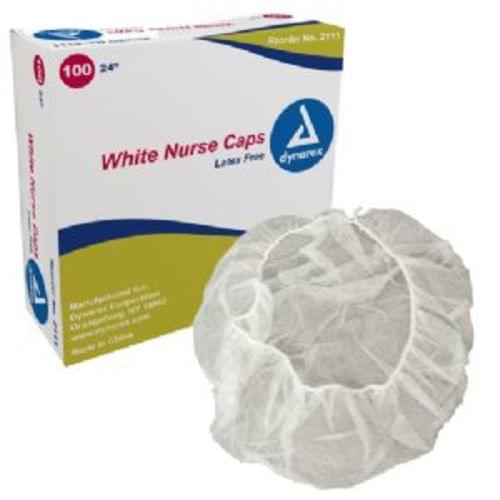 Nurse Caps O.R. 24" White 100 Per Box