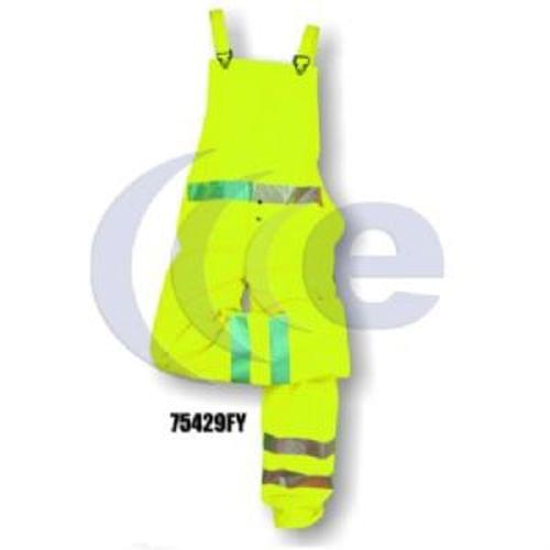 Flexothane Bib Trouser in Fluorescent Yellow  with 3m Reflective Striping. X-Large