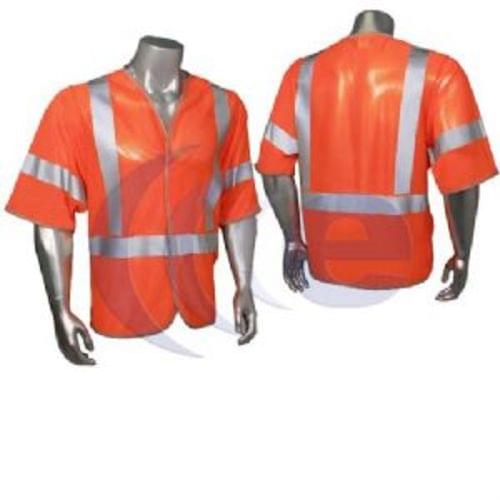 HV-6ANSI-C3 MESH SAFETY VEST HI-VIZ ORANGE 2XL