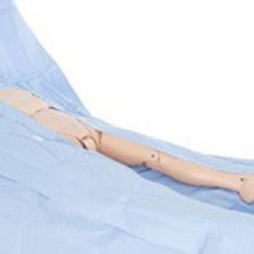 CVARTS CLEARVIEW SPLIT DRAPE WITH LARGE CLEAR ANESTHESIA SCREEN AND POCKETS, 115IN. X85IN. X 151IN., STERILE
