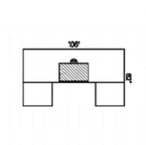 BAR DRAPE, 106IN. X 62IN., NON-STERILE, BULK PACK