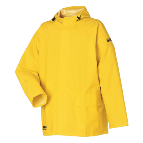 *MANDAL WATERPROOF PVC RAIN JACKET 2XL YELLOW