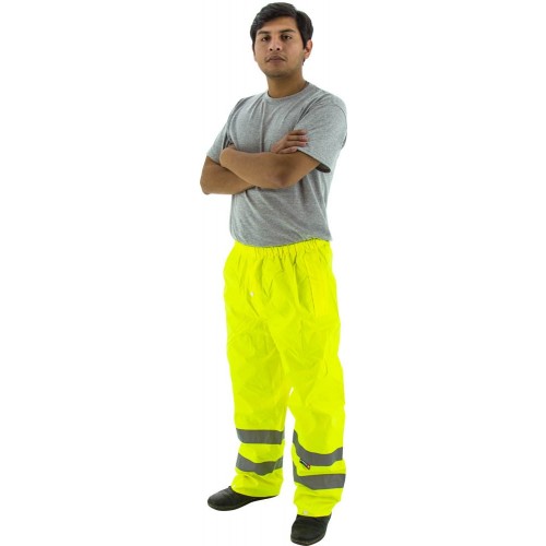 Rain trouser pants. Yellow. 3X-Large