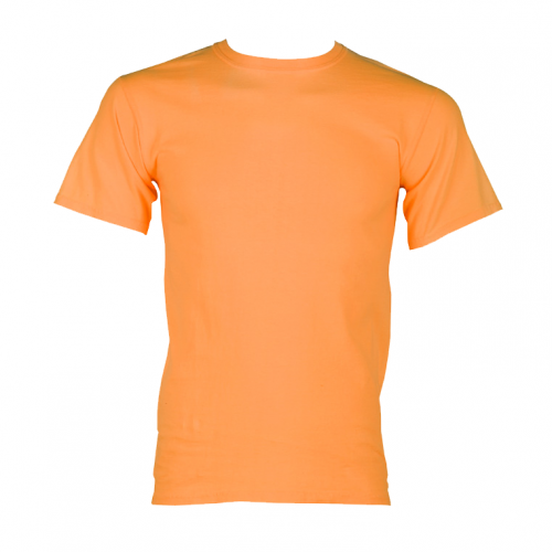 100% Cotton Short Sleeve T-Shirt - Orange 3XL