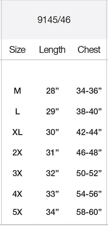 sizes