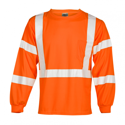 Economy Series Class 3 Long Sleeve T-Shirt - Orange 3XL