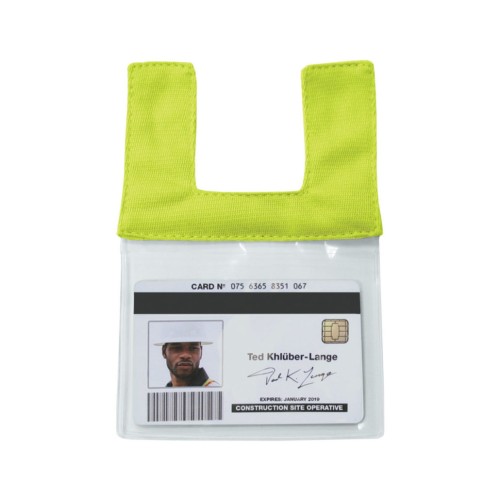 RETRACTABLE CLEAR ID POCKET LIME
