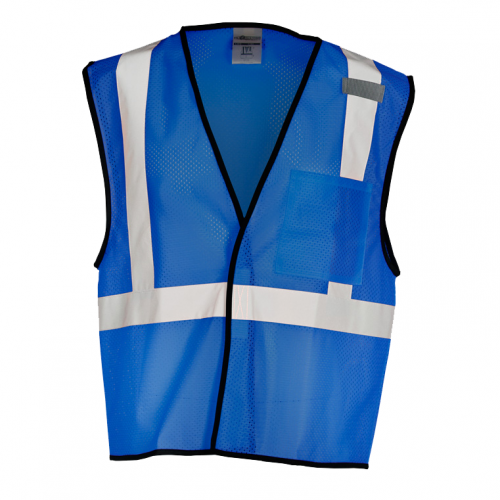 Enhanced Visibility Royal Blue Mesh Vest S/M