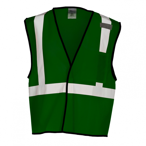 Enhanced Visibility Green Mesh Vest S/M