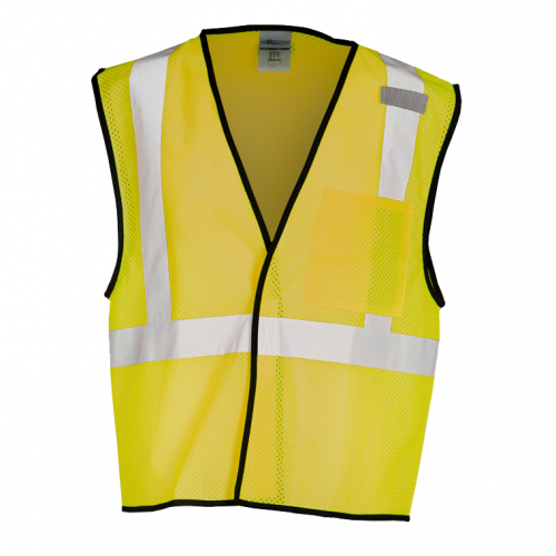 Enhanced Visibility Yellow Mesh Vest 2X-3X