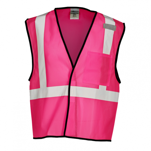 Enhanced Visibility Pink Mesh Vest 2X-3X