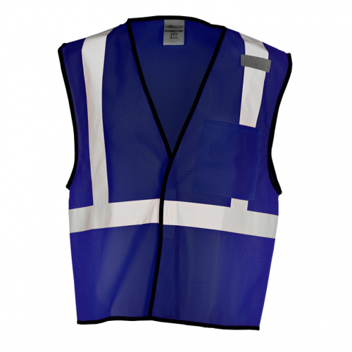 Enhanced Visibility Navy Blue Mesh Vest S/M