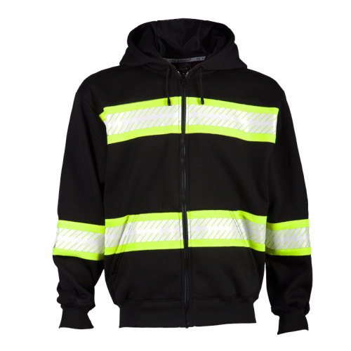 Enhanced Visibility Heavyweight Hoodie Black - M