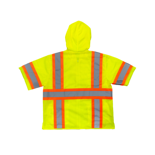 HM7148C-3 - Hooded Mesh – Short Sleeve Vest - XLARGE