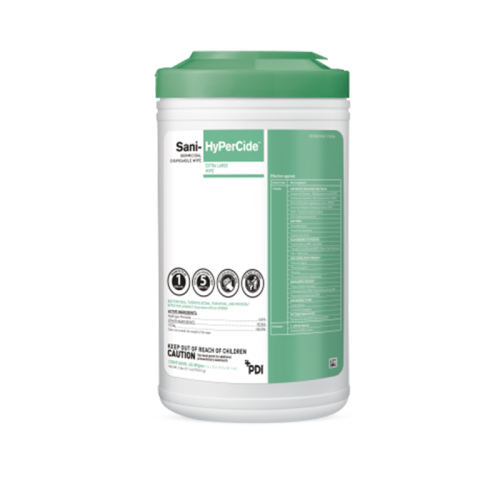 Sani-HyPerCide® Germicidal Disposable Wipe - EXTRA LARGE CANISTER