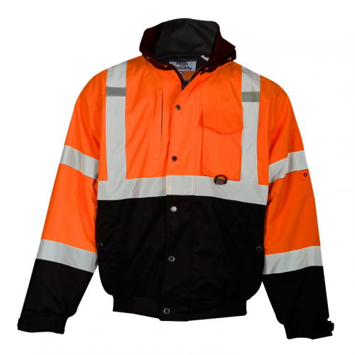 Ripstop Bomber Jacket- Orange XL