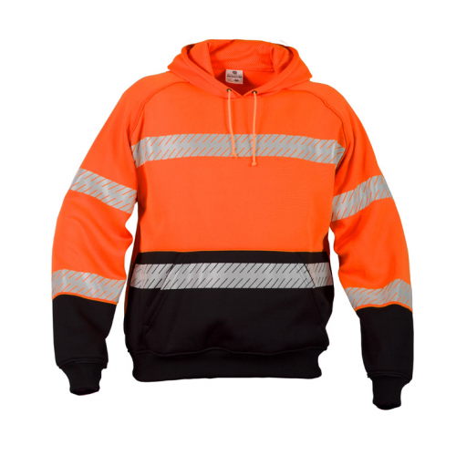 Pull Over Hoodie Orange XL