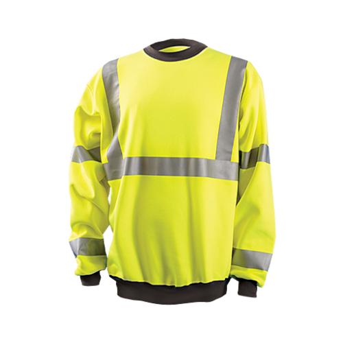 *9 oz. X-Back Crew Neck Sweatshirt Yellow X-Large