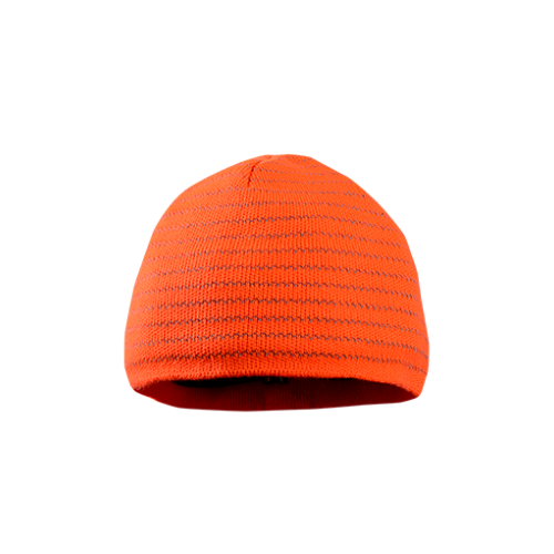 *Multi-Banded Reflective Beanie Orange