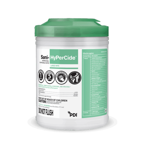 Sani-HyPerCide® Germicidal Disposable Wipe - LARGE CANISTER