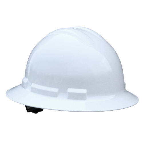 Radians Full Brim Hard Hat WHITE